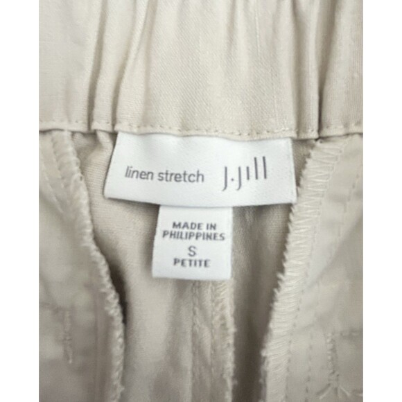 J. Jill Womens Small Petite Linen Stretch‎ Pants Beach Vacation Relax - Picture 5 of 8